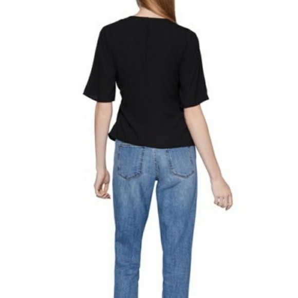 BCBGENERATION Womans D Ring Top Black sz. XS - Picture 2 of 7